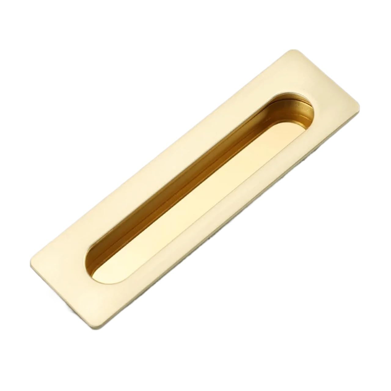 EKalgretrA Recessed Sliding Handles Sliding Door Pulls Flush Handles, Recessed Knobs Hardware，Closet for Drawer Cabinet(5771 Wire Drawing L)