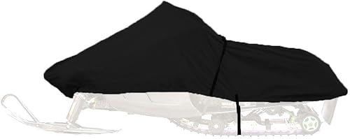 Miniatura 5 de 200 Denier Storage Snowmobile Cover Compatible for The 2018-2019 Arctic Cat Model M 9000 King CAT 162 Snowmachine Sled. All Black.