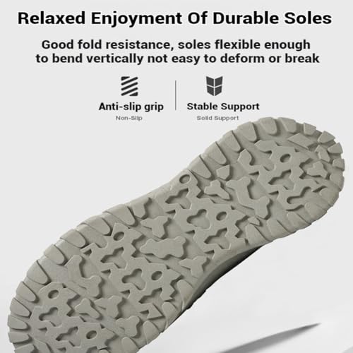 Zenfaze Orthopedic Shoes for Men, 2026 Slip on Orthopedic Hiking Shoes, Arch Support Breathable Mesh Elastic Laces4