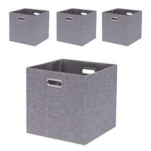 Fboxac Faltbare Aufbewahrungskörbe 4er-Set