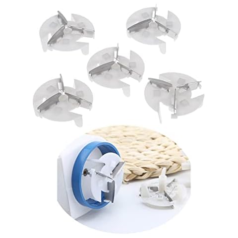 NentMent 5 Pack Lint Remover Blades Replacement Hair Ball Trimmer 3-Blade Type Repair Parts Head Electric Machine Fabric Shaver Head for BEAUTURAL Bymore etc. Pellet Fluff Fuzz Pill Bobble Remover Cover