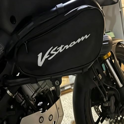 Alforjas para motocicleta V-Strom DL1000 (2013-2020), impermeables, con cierre de cremallera, montaje en chasis, pack de dos unidades miniatura 4