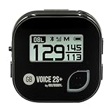 Golf Buddy Bundle Voice 2 Golfbuddy Voice2 Easy-to-Use Talking GPS (Black) + Silicon Wristband (Black)