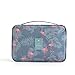 Produktbild RAILONCH Kulturtasche zum Aufhängen Große Kapazität Kosmetiktasche Faltbarer Reise Wasserdicht Kulturbeutel Unisex (grauer Flamingo,Klein)