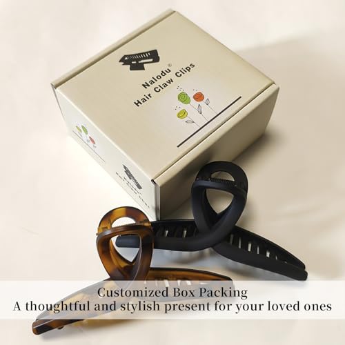 Nalodu 5-Inch Extra Large Matte Claw Clips (2-Pack) — view 7