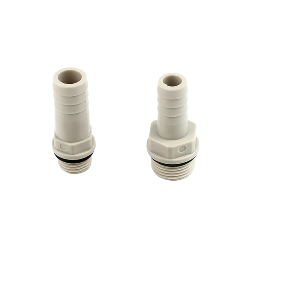 Conectores de Rosca Macho de 1/2" y 3/4" for Manguera de riego de jardín, Accesorios for pecera, adaptadores for Acuario, 2, 5, 9 y 13 Unidades.(3I4 Inch - 19mm,9PCS)
