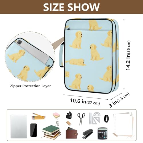Carpeta de Golden Retriever para evitar la pérdida de documentos 3