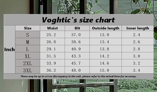 Voghtic SCUSC_D8669_GREEN_2XL Women’S Camouflage Cargo Shorts Casual High Waisted Ripped Frayed Stretchy Jeans Shorts thumb #4