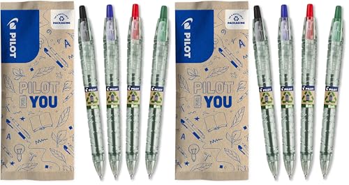 Nero, Blu, Rosso, Verde, 4 unità (Confezione da 2)