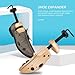 West Light 2 Way Cedar Shoe Trees Wooden Shoe Stretcher,Adjustable Large Size for Men and Women, Wood Shaper Set of 2 Stretches Length & Width,Woman's Size 10 to 13.5 Man's Size 9 to 13.