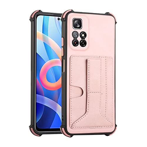 Éviter les fissures Xiaomi Redmi Note 11 coque antichoc support or rose