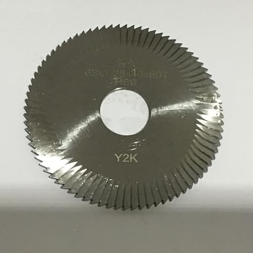 Side Milling Cutter Y2K(63x1.35x16) in H.S.S fit for ilco-orion Key Machines(one piece)
