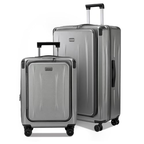 LOUIS KAISER Premium Carry On Luggage, 20Inch&29 Inch Top Opening