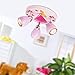 Lightbox LED Deckenstrahler im Prinzessinnendesign mit warmweißem Licht - 3 flammiges Spotrondell für das Kinderzimmer mit schwenkbaren Köpfen - Deckenleuchte inklusiv wechselbares Leuchtmittel - Metall Rosa