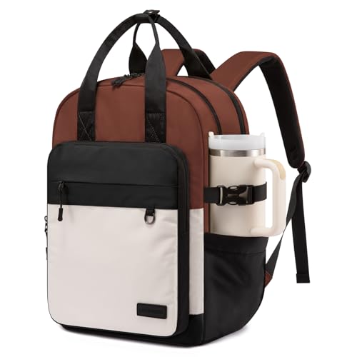 For Women, 15.6 Inch Computer Backpack Purse, Casual Daypack Carry-on Personal Item Travel Bag, College Bookbook For Teen Girls Students Back To School