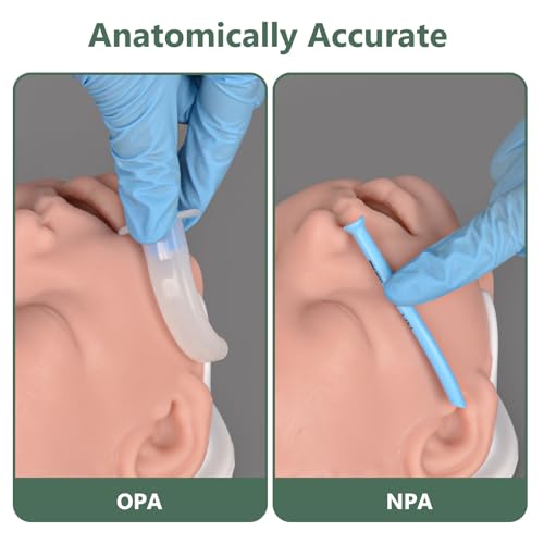 Image of Ultrassist Child Airway Management Trainer with Base, Infant Intubation Manikin Head, Neonatal Airway Management Simulator for EMS Training