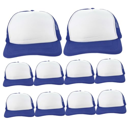Casquettes de baseball vierges légères et respirantes en lot de 10