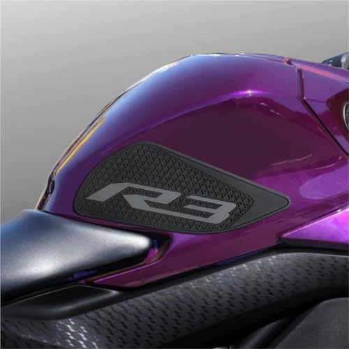 Genouillères de réservoir Yamaha R3 2019-2025 avec grip antidérapant en PVC
