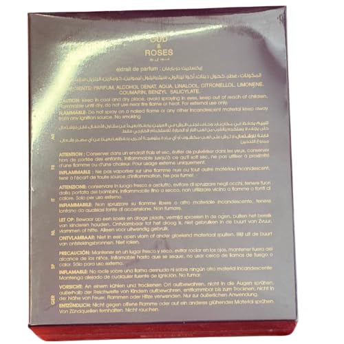 Oud and roses eau de parfum, 60ml | For men and women | Turkish Rose | Oud | Lavender | Sandalwood | Amber | Musk | HIGH OIL CONCENTRATION - Image 4