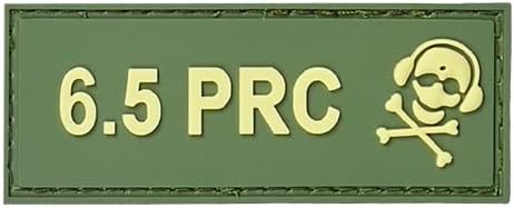 G-CODE Caliber Patch - TAN on OD Green - (6.5 PRC)