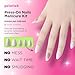 PaintLab Press-On Nails Manicure Kit, Sparkling Dreams, 30-Piece Set, Long-Lasting Fake Nails with Glue, File, Prep Pad & Cuticle Stick