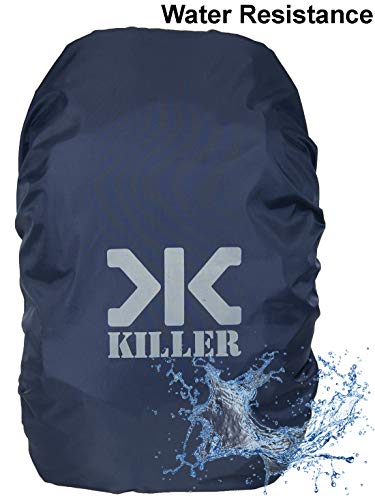 Image of KILLER Plastic Mini Rain and Dust Cover with Pouch for Small 12 L Backpacks, Navy