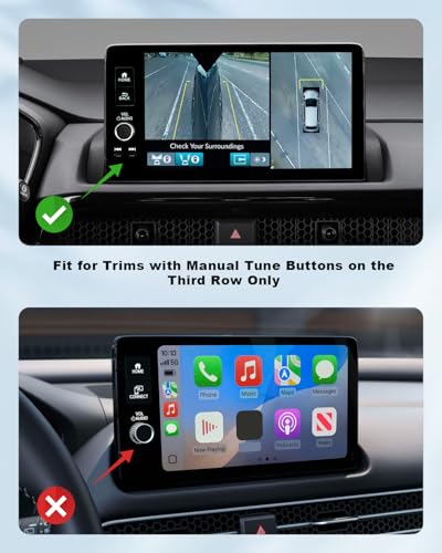 Image of CDEFG (Upgraded CRV Anti-Glare Matte Screen Protector for 2023 2024 2025 2026 Honda CR-V (EX-L /Sport-L /Sport Touring) Accessories 9-inch Touchscreen, Tempered Glass Anti-Fingerprint 9H Hardness