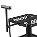 Rolling Planer Stand, 550LBS Load Capacity Miter Saw Stand Height Adjustable Planer Table with Extension Rollers & Wheels for Most Planers, Saws, Bench-top Machines, Power Tools (Metal tabletop)