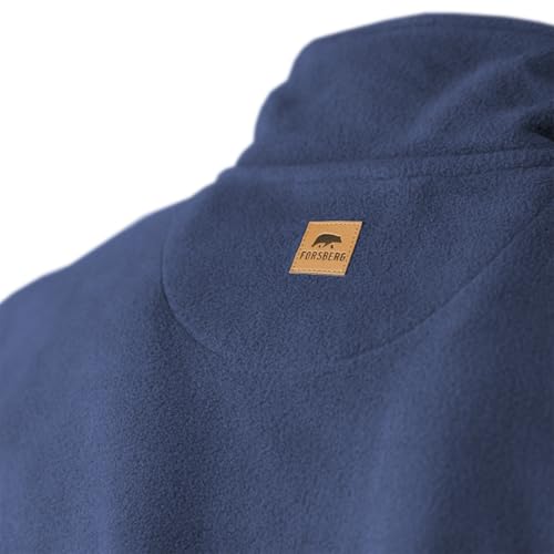 FORSBERG Vardir-Weste, Fleeceweste, Outdoor-Weste, Strickfleece, warm, funktional für Freizeit und Beruf, Farbe:navy, Größe:L