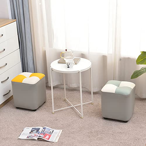 Tabouret ottoman carré compact pour gagner de l'espace chez soi
