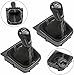 LPTYBCU - Gear Shift Knob Car Gear Shift Knob Lever Stick Gaiter Boot Cover Shift Knobs for Golf 5 MK5 2004-2008 for MK6 2008-2012 for Jetta MK3 2006-2012