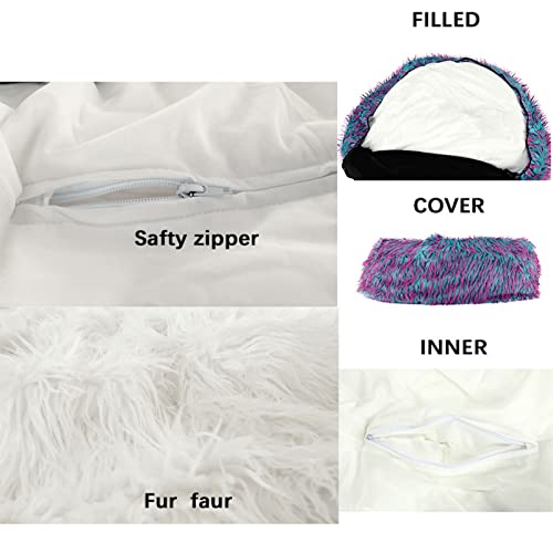 RTMX&kk Große Sitzsack Stühle Sofabezug Waschbar Möbel Sitzsack Doppelschlafzimmer Balkon Große Couch Runder Weicher… – Bild 4