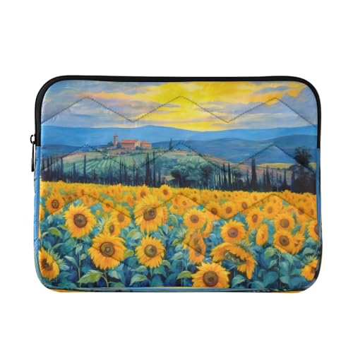 Funda para laptop 13-14 pulgadas con diseño floral miniatura 1