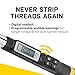 Topeak D-Torq DX Digital Torque Wrench – 1/4-Inch Drive, 4–80 Nm Range with Bit Set, LCD Display, Audible Alerts & Preset Memory – Precision Bike Repair Tool