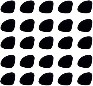 50PCS 24x29mm Plastic Flocking Triangle Nose Craft Eyes Sewing Crafting Buttons for DIY Sewing Teddy Bear Doll Animal Stuffed Puppet (Black)