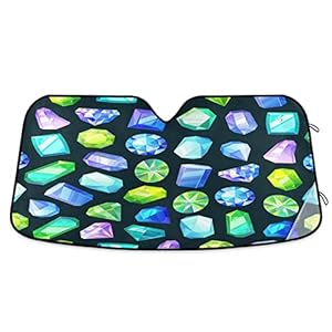Generic Auto Windschutzscheiben Abdeckung Edelsteine