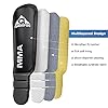 GROOFOO-Shin-Guards-Kickboxing-Leg-Instep-Protection-Pads-PU-Leather-Training-Guard-for-Kids-Adults-Boxing-Martial-Arts-MMA-Thai-Muay-Karate-Sparring-Black GROOFOO Muay Thai Shin Guards Kickboxing, Leg Instep Protection Pads PU Leather Training Guard for Kids Adults Boxing Martial Arts MMA Thai Muay Karate Sparring Black