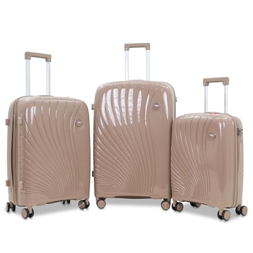 Image of AMERICAN TRAVELLER New York Bag | Spinner Trolley Luggage | Durable Hard Shell , TSA Type Lock , Spinner Trolley Luggage, 360 Disc Spinner Wheels