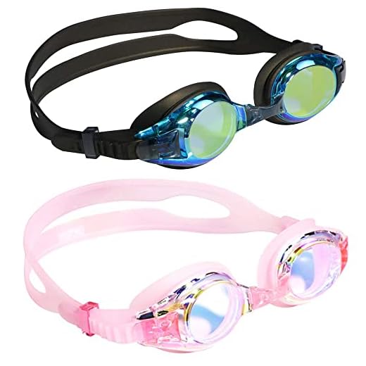 Aegend Kids Goggles, Swim Goggles for Kids Age 4-16 Little Boys and Girls Youth Swim Goggle, Clear Vision, Soft Silicone, No Leak, UV Protection, Anti-Fog, Free Protection Case