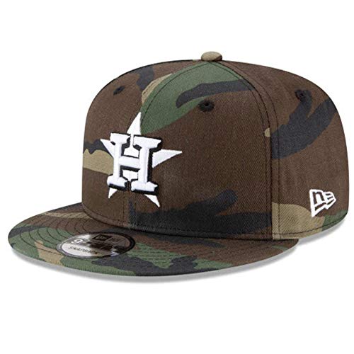 Casquette réglable New Era 9Fifty motif camouflage vert Houston Astros MLB
