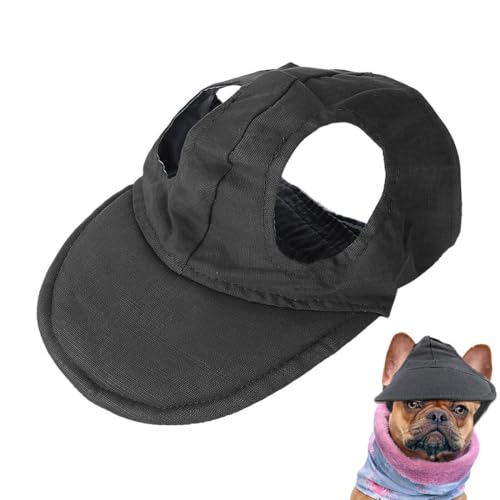 LAJUP Cappello da Baseball per Cani, Berretto Cane Regolabile Sport Protezione Solare Costumi Cane con Buchi per Orecchi per cani di taglia piccola e media