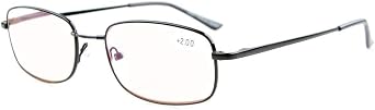 Eyekepper Computer Readers Bridge-flex Memory Titanium Mens Womens Spring Hinges Computer Reading Glasses
