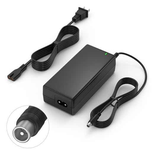 42V 2A Ninebot Electric Scooter Charger (Round RCA Connector Charger) for Bird Scooter, Lime, Lime-S, Spin, Skip, Xiaomi M365, Segway ES1 ES2 ES4 Electric Scooter for 36V Li-ion Battery