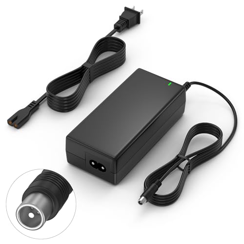 42V 2A Electric Scooter Charger (Round RCA Connector Charger) Compatible with Segway Ninebot Scooter Lime Lime-S Spin Skip ES1 ES2 ES4 Electric Scooter for 36V Li-ion 10S Battery