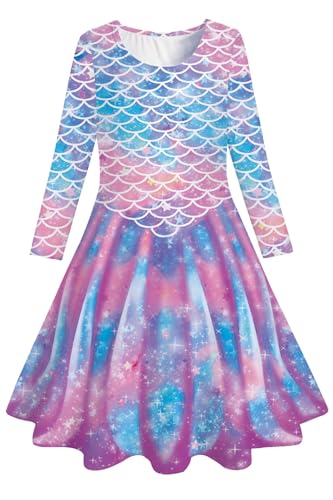 Belovecol Kleid Mädchen Freizeitkleid Partykleid Festlich Hochzeit A-Linie...