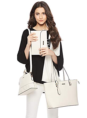 Image of Women Fashion Synthetic Leather Handbags Tote Bag Shoulder Bag Top Handle Satchel Purse Set