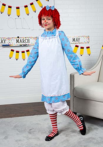 Disfraz clásico Raggedy Ann para niños talla Medium miniatura 3