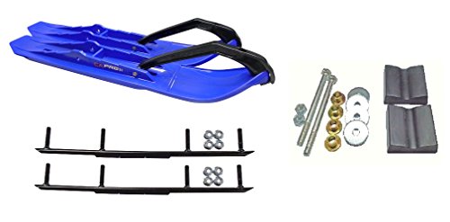 C&A Pro Blue XCS Snowmobile Skis w/ 6
