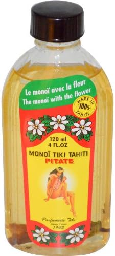 Coconut Oil Jasmine (Pitate) Monoi Tiare Cosmetics 4 oz Oil