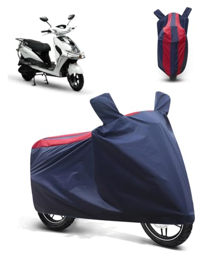 Image of FABTEC Bike /Motorcycle Body Cover Compatible with Okaya ClassIQ(Red & Blue)